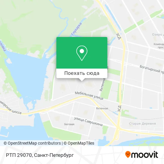 Карта РТП 29070