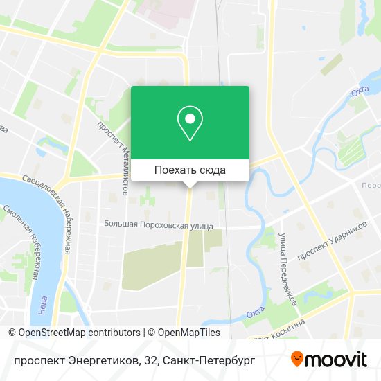Карта проспект Энергетиков, 32