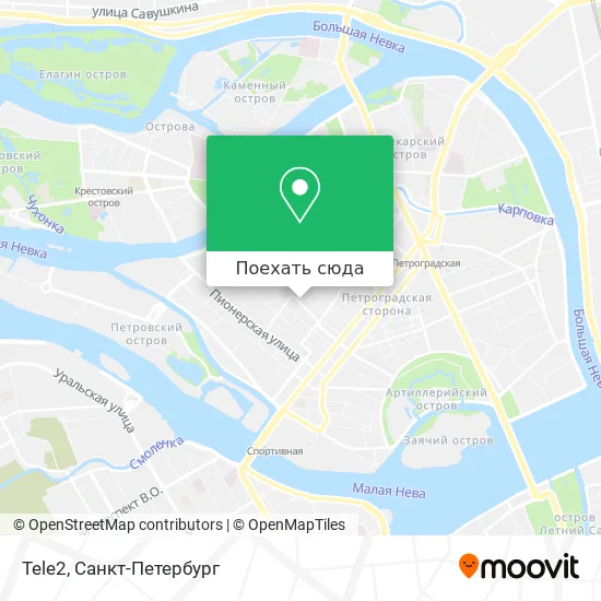 Карта Tele2