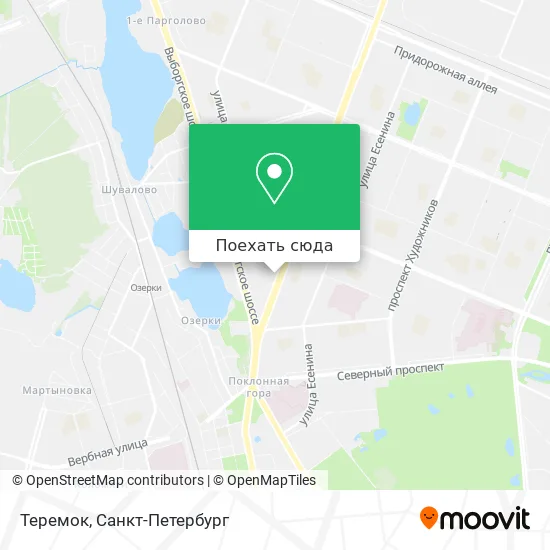 Карта Теремок