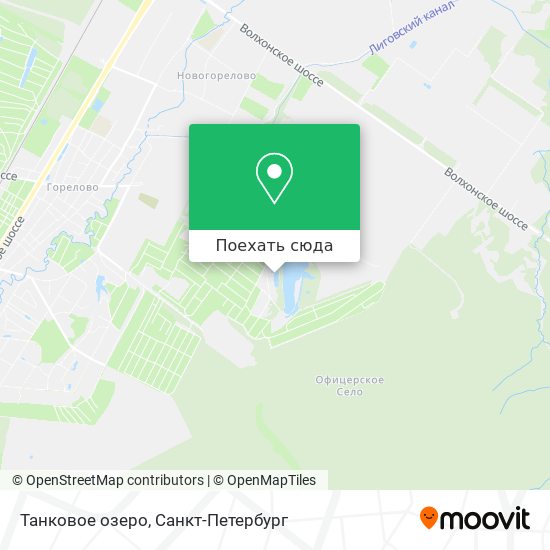 Карта Танковое озеро