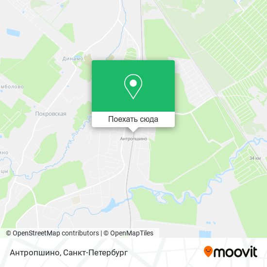 Карта Антропшино