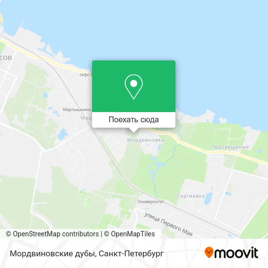 Карта Мордвиновские дубы
