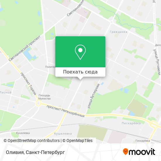 Карта Оливия