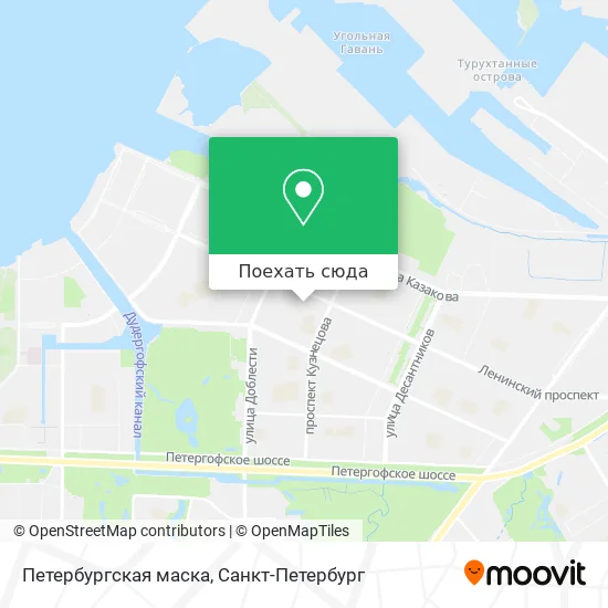 Карта Петербургская маска