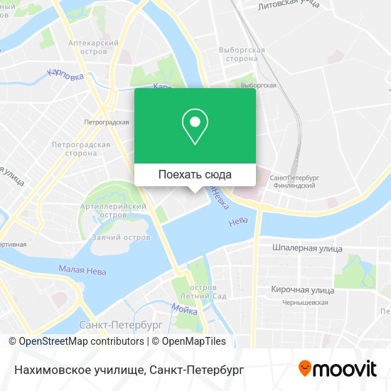 Карта Нахимовское училище