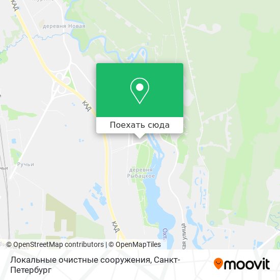 Карта Локальные очистные сооружения
