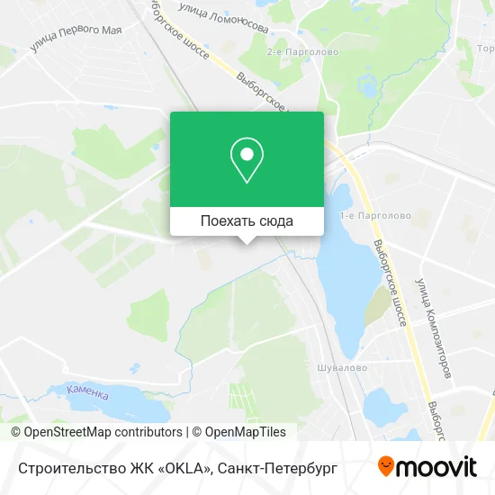 Карта Cтроительство ЖК «OKLA»