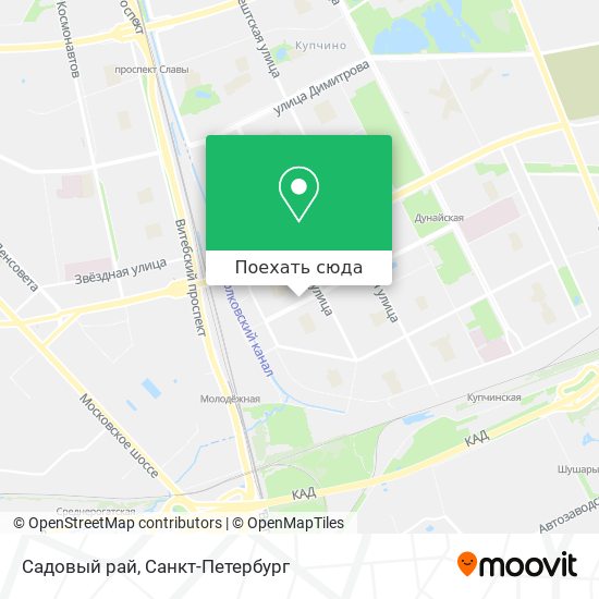 Карта Садовый рай