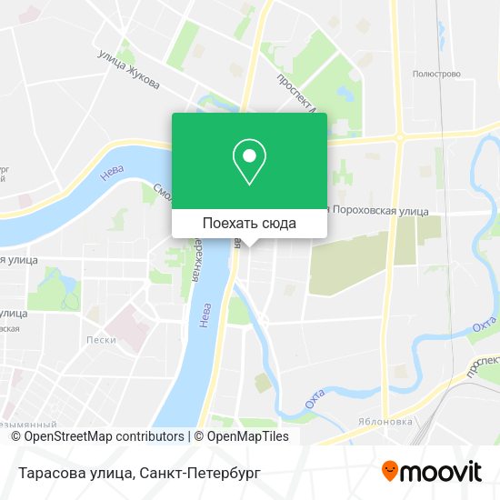 Карта Тарасова улица