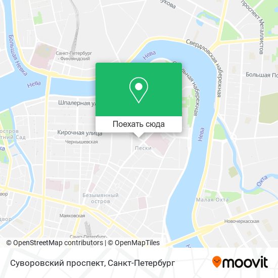 Карта суворовский проспект санкт петербург