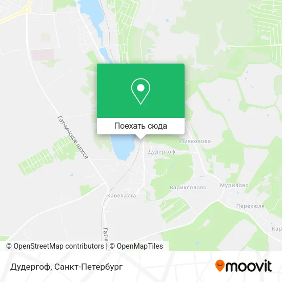 Карта Дудергоф