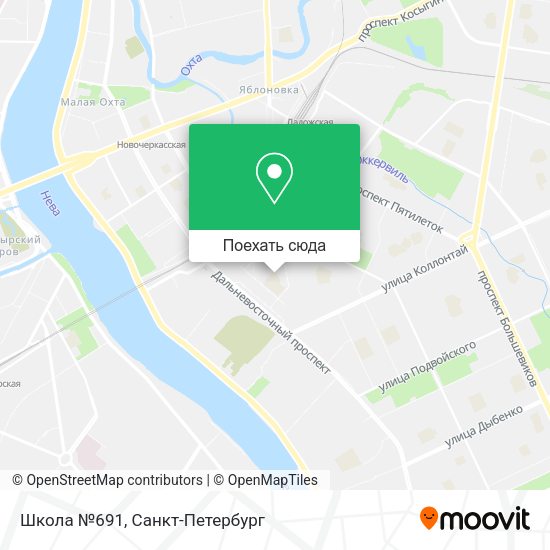 Карта Школа №691