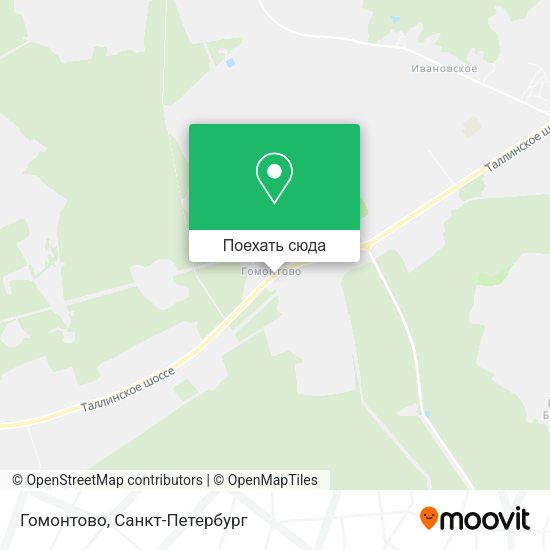 Карта Гомонтово