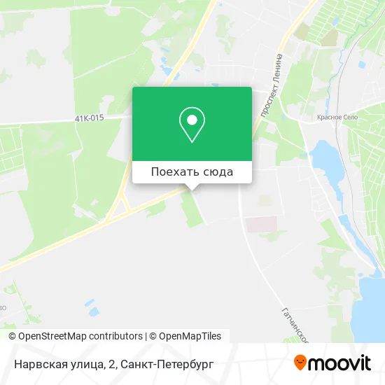 Карта Нарвская улица, 2