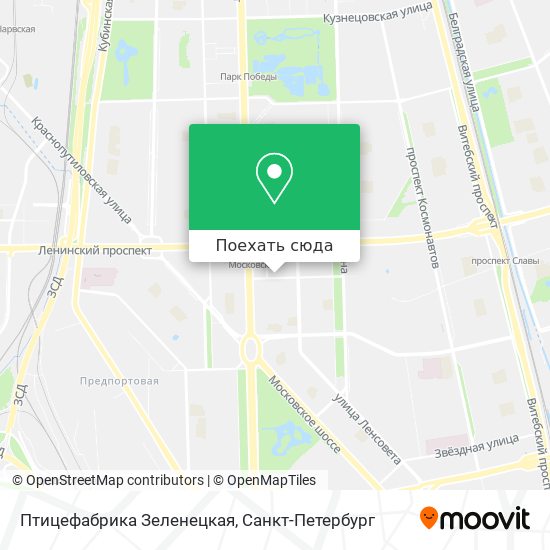 Карта Птицефабрика Зеленецкая