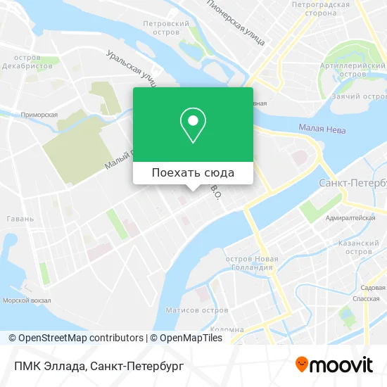 Карта ПМК Эллада