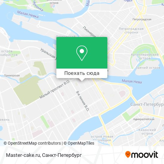Карта Master-cake.ru