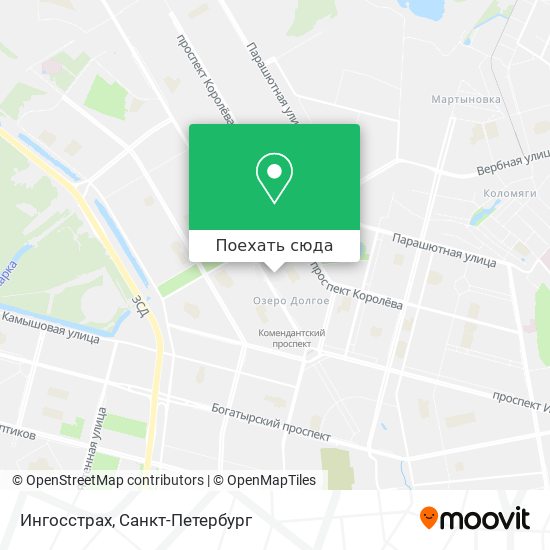 Карта Ингосстрах
