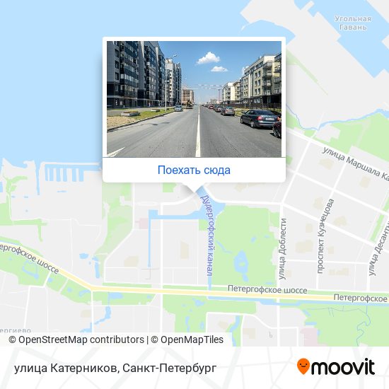Карта улица Катерников