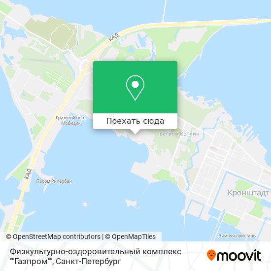 Карта Физкультурно-оздоровительный комплекс ""Газпром""