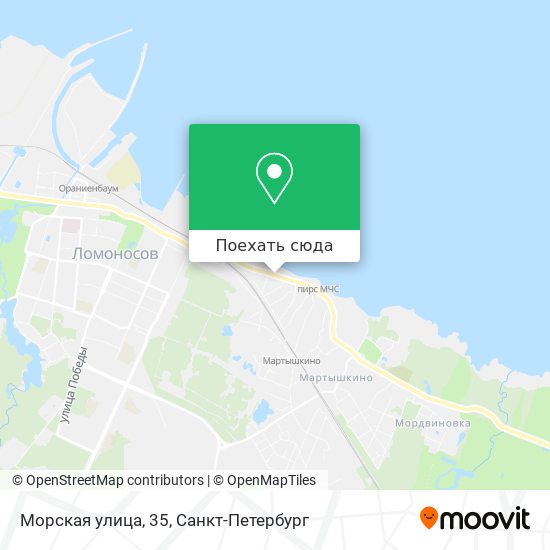Карта Морская улица, 35