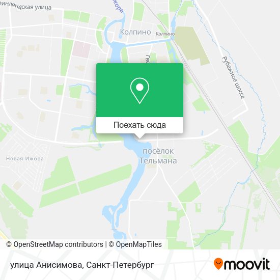 Карта улица Анисимова