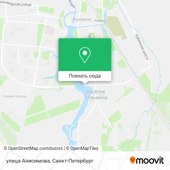 Карта улица Анисимова