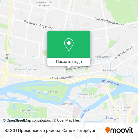 Карта ФССП Приморского района