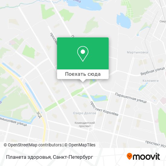 Карта Планета здоровья