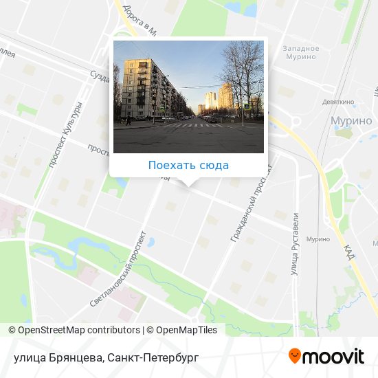 Карта ул брянцева