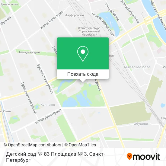 Карта Детский сад № 83 Площадка № 3
