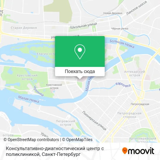 Карта Консультативно-диагностический центр с поликлиникой