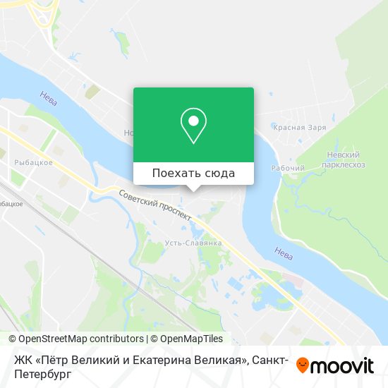 Карта ЖК «Пётр Великий и Екатерина Великая»