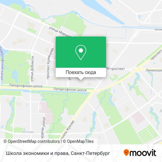 Карта Школа экономики и права
