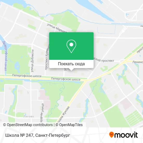 Карта Школа № 247
