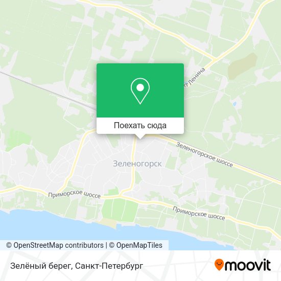 Карта Зелёный берег