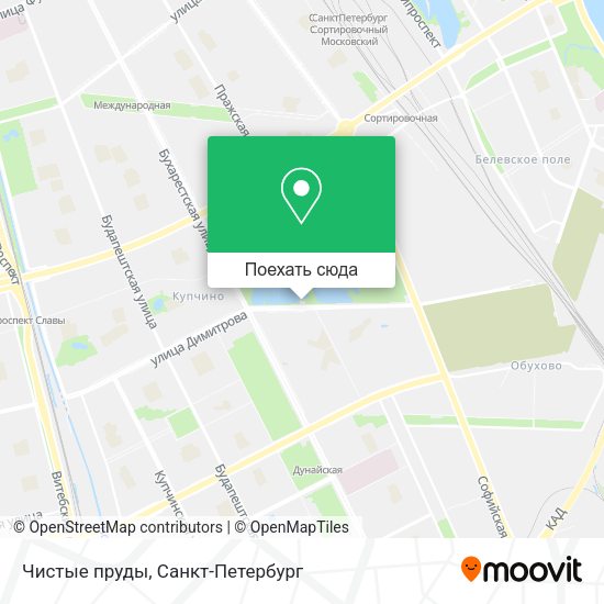 Карта Чистые пруды
