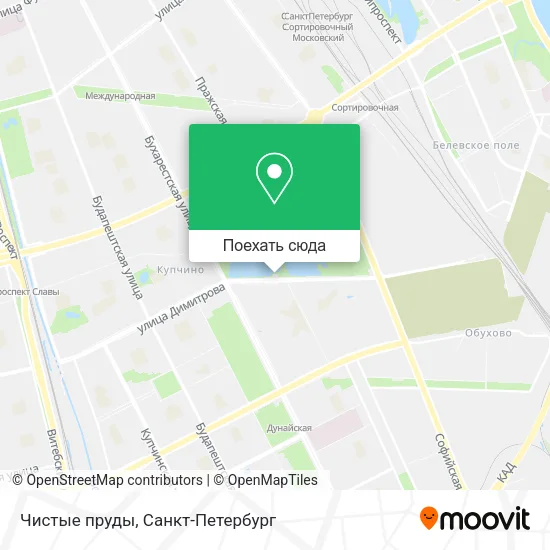 Карта Чистые пруды
