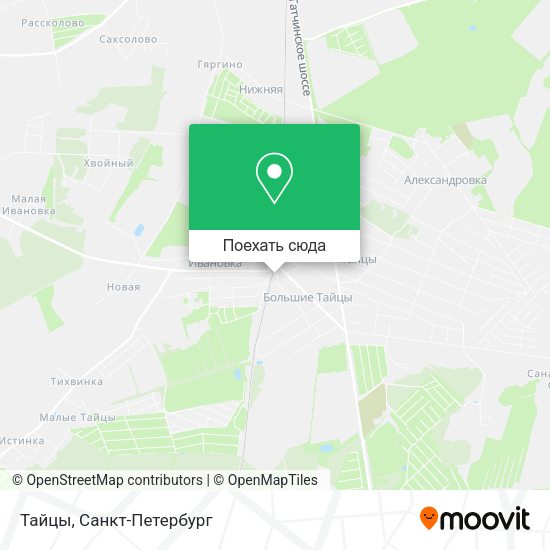 Карта Тайцы