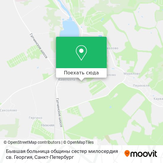 Карта Бывшая больница общины сестер милосердия св. Георгия