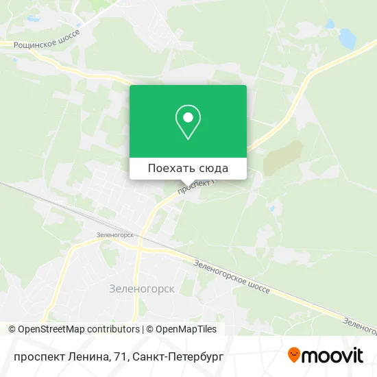 Карта проспект Ленина, 71