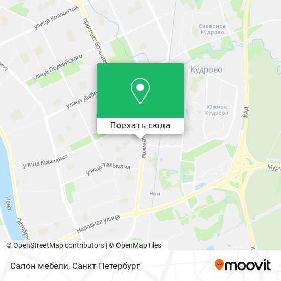 Карта Салон мебели