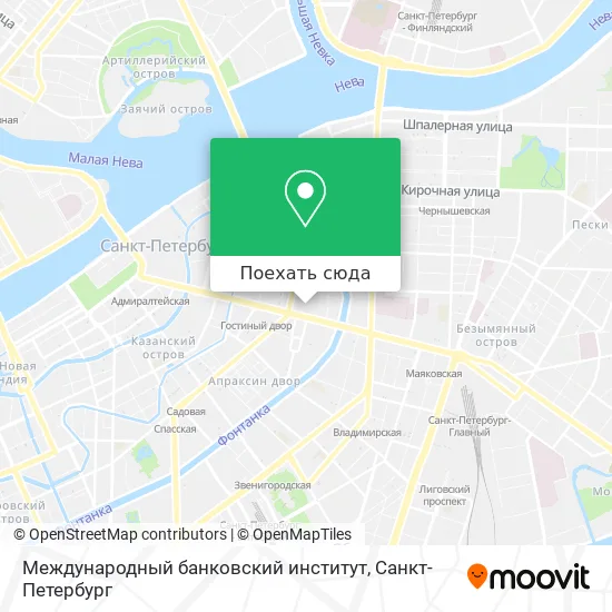 Карта Международный банковский институт