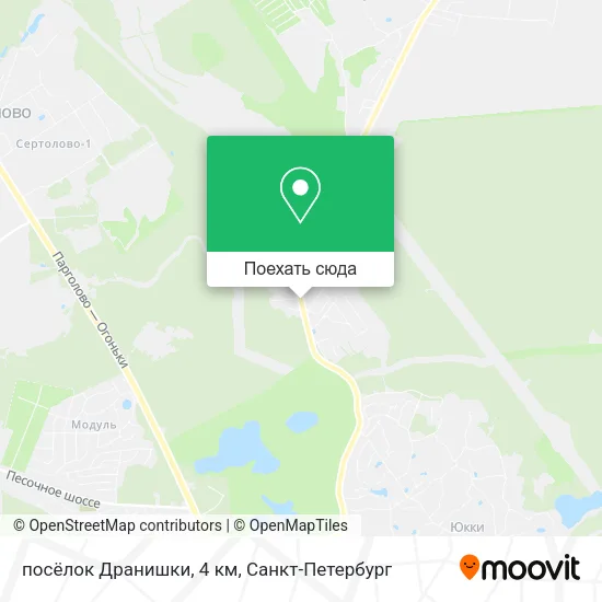 Карта посёлок Дранишки, 4 км
