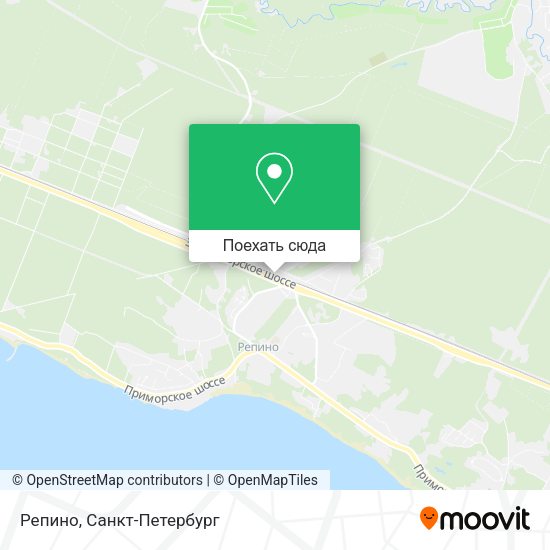 Карта Репино