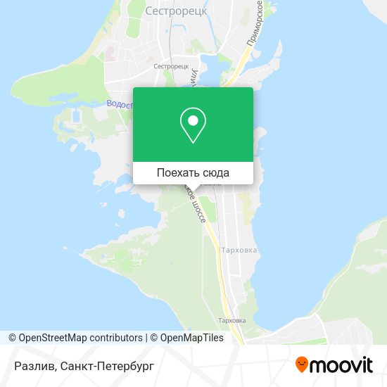 Карта Разлив