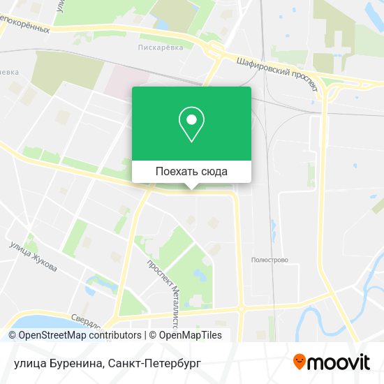 Карта улица Буренина