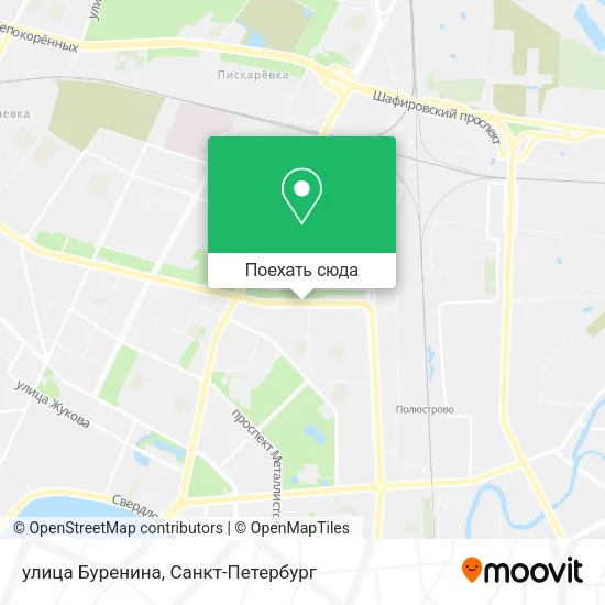 Карта улица Буренина