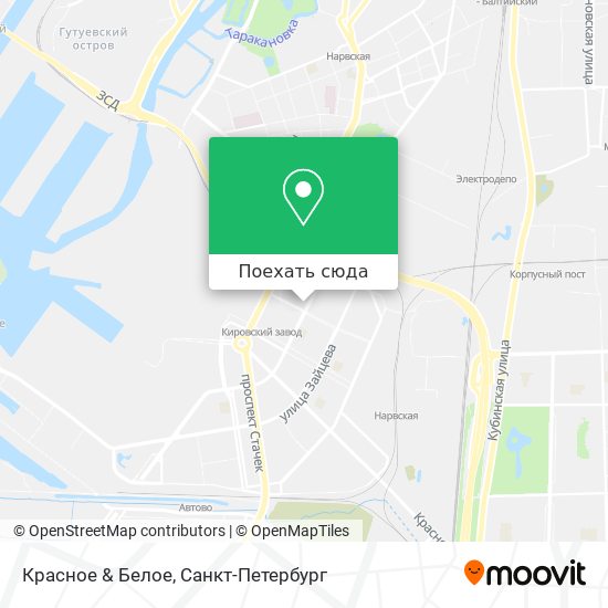 Карта Красное & Белое